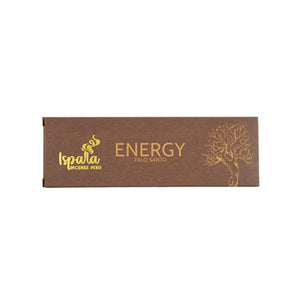 Ispalla Organic "Energy" (Palo Santo) Incense Tablets 8 Tablets/ Pack 12 Packets/Plastic Pack & Total 96 Table Sticks