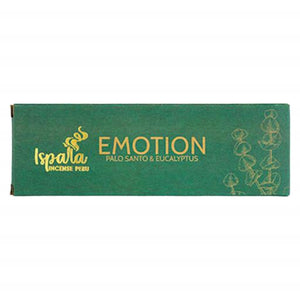 Ispalla Organic "Emotion" (Palo Santo & Eucalyptus) Incense Tablets 8 Tablets/ Pack 12 Packets/Plastic Pack & Total 96 Tablets