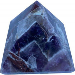 ZenN- Crystal & Gemstone Amethyst Gemstone Pyramid Purple Black