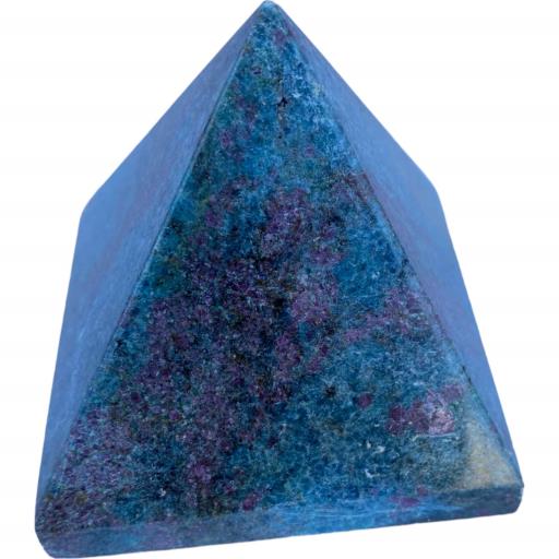 ZenN- Crystal & Gemstone Ruby Kyanite Gemstone Pyramid Blue Purple