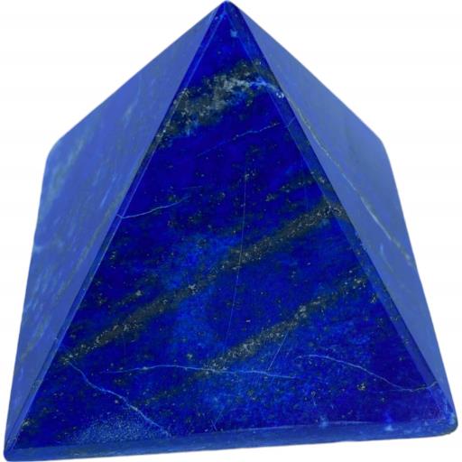 ZenN- Crystal & Gemstone Lapis Lazuli Pyramid Blue Gold White