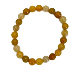 ZenN- Crystal & Gemstone Yellow Aventurine Bracelet Represents Self-Reflection Prosperity Calmness Optimism And Creativity 8Mm Box Packaging