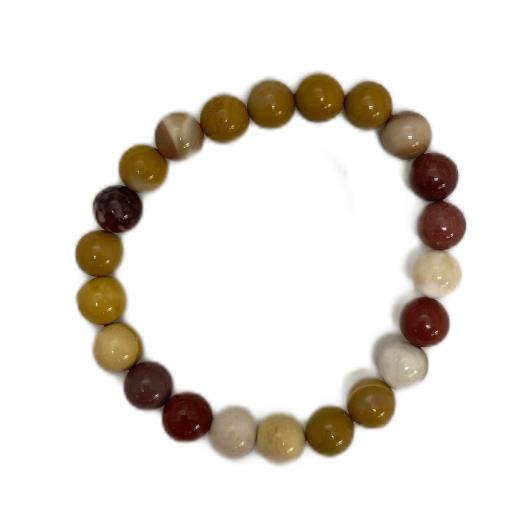 ZenN- Crystal & Gemstone Mookaite 8Mm Bracelet 