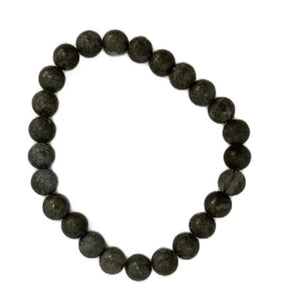 ZenN- Crystal & Gemstone Pyrite 8Mm Bracelet 