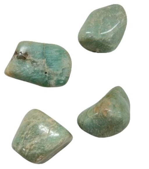 ZenN- Crystal & Gemstone Tumbled Stones Q1 2Nd Amazonite 500G / 1.10 Lb Per Bag Natural Product; Colour & Size May Vary