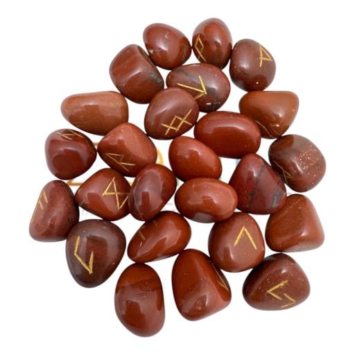 Zenn Rune Set Red Jasper 