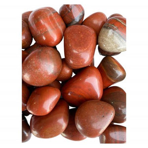 ZenN- Crystal & Gemstone Red Jasper Tumbled Stones 500G / 1.10 Lb Per Bag Brownish Red