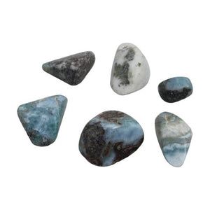 ZenN- Crystal & Gemstone Larimar Tumbled Stone 100G Per Bag 