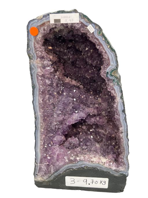 ZenN- Crystal & Gemstone Cathedral Amethyst Extra Quality Geode Item Weight: 9.7Kg - 9700G