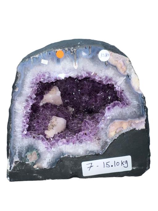 ZenN- Crystal & Gemstone Cathedral Amethyst Extra Quality Geode Item Weight: 15.1Kg - 15100G