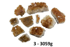 ZenN- Crystal & Gemstone Citrine Cluster Extra Quality Item Weight: 3.059Kg - 3059G The Weight Is For Set