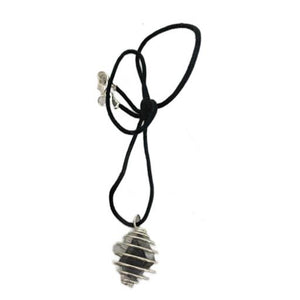 ZenN- Crystal & Gemstone Agate Black Tourmaline Raw Stone Wrapping Pendant With Chain 