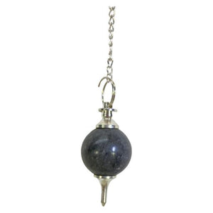 ZenN- Crystal & Gemstone Lolite Gemstone Pendulum Violet Blue