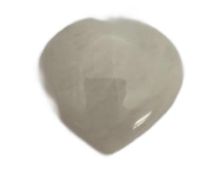 ZenN- Crystal & Gemstone Snow Quartz Pub Hearts 