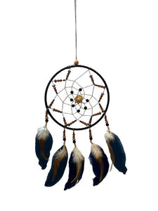 ZenN Circular Dream Catcher BrownBlueBlack