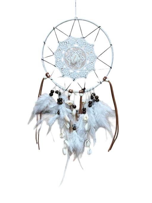 ZenN Circular Dream Catcher WhiteBrown