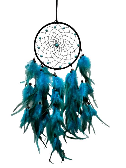 ZenN Circular Dream Catcher TurquoiseBlueBlack