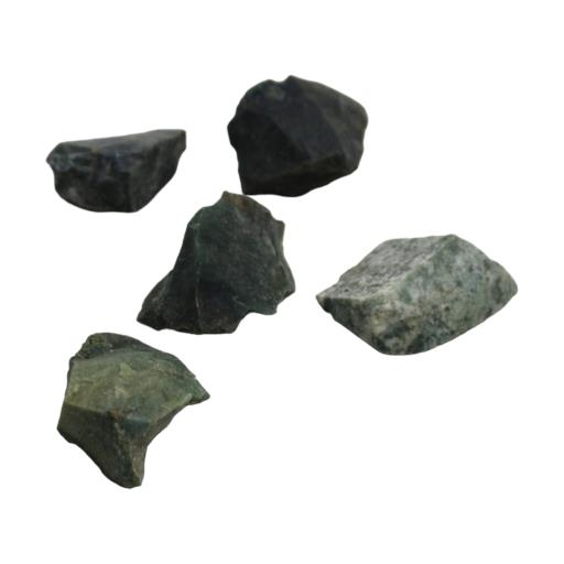 ZenN- Crystal & Gem Stone Green Jade Rough Stone 500G Per Bag 