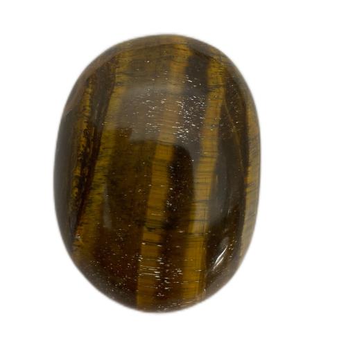 ZenN- Crystal & Gem Stone Tiger Eye Worry & Palm Stone 