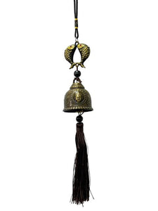 ZenN Metal Wind Chime Gold Black Colour